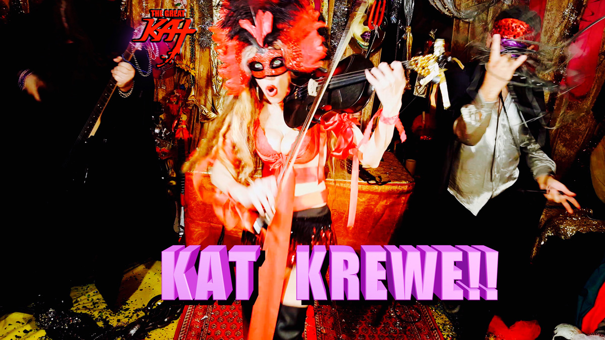 KAT KREWE! From THE GREAT KAT'S BAZZINI'S "THE ROUND OF THE GOBLINS" MUSIC VIDEO!!