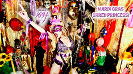 MARDI GRAS SHRED PRINCESS! from BAZZINI'S "THE ROUND OF THE GOBLINS" NEW GREAT KAT MUSIC VIDEO!