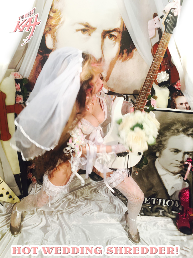HOT WEDDING SHREDDER!! NEW GREAT KAT DVD PHOTO!