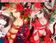 HAPPY BEETHOVEN'S VALENTINE'S DAY! BEETHOVEN'S VIOLIN CONCERTO for GUITAR AND VIOLIN! From NEW BEETHOVEN RECORDING AND MUSIC VIDEO! CELEBRATE BEETHOVEN'S 250TH BIRTHDAY-DEC 16, 2020-with THE GREAT KAT REINCARNATION of BEETHOVEN! 