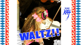 WALTZ! THE GREAT KAT'S BRINDISI WALTZ for VIOLIN AND PIANO MUSIC VIDEO!