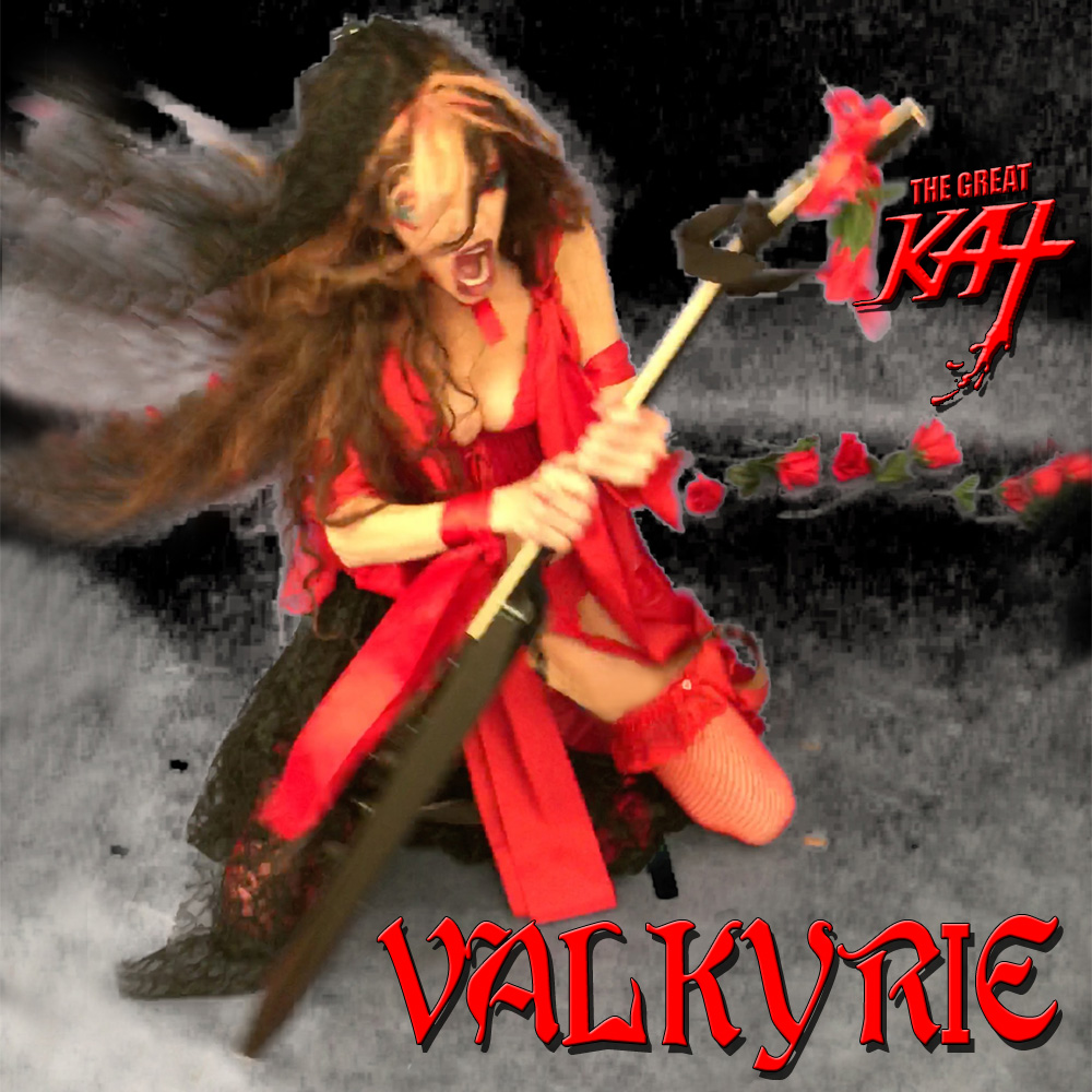 VALKYRIE! From The Great Kat's SARASATE'S "CARMEN FANTASY" MUSIC VIDEO!