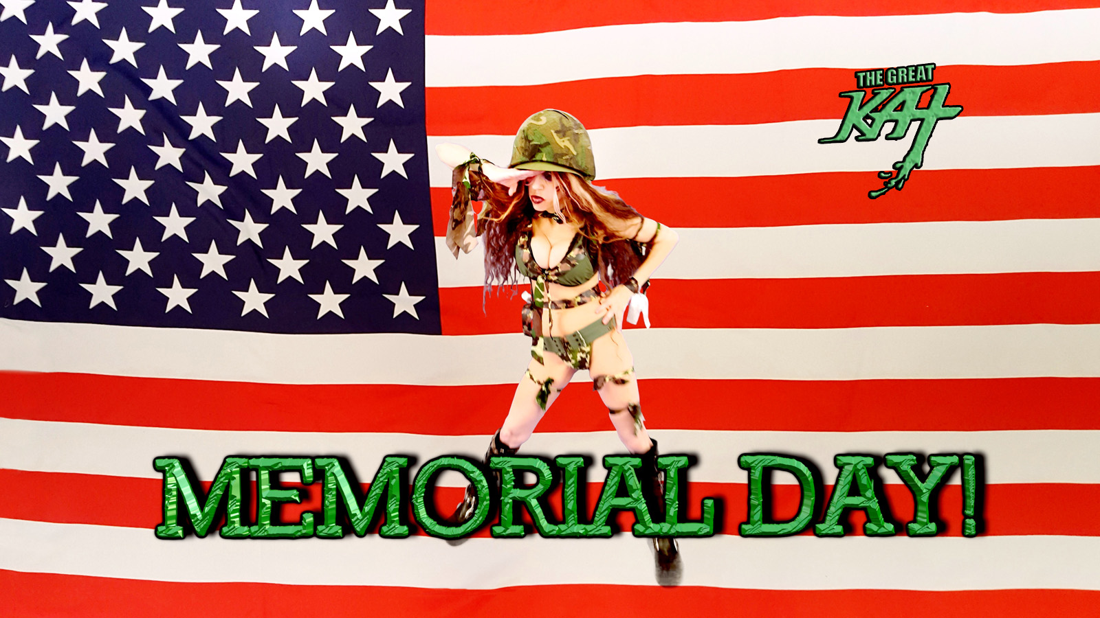 THE GREAT KAT'S "TOP 20 HOT SHRED HOLIDAYS!" "MEMORIAL DAY" From The Great Kat's NEW DVD!!!!