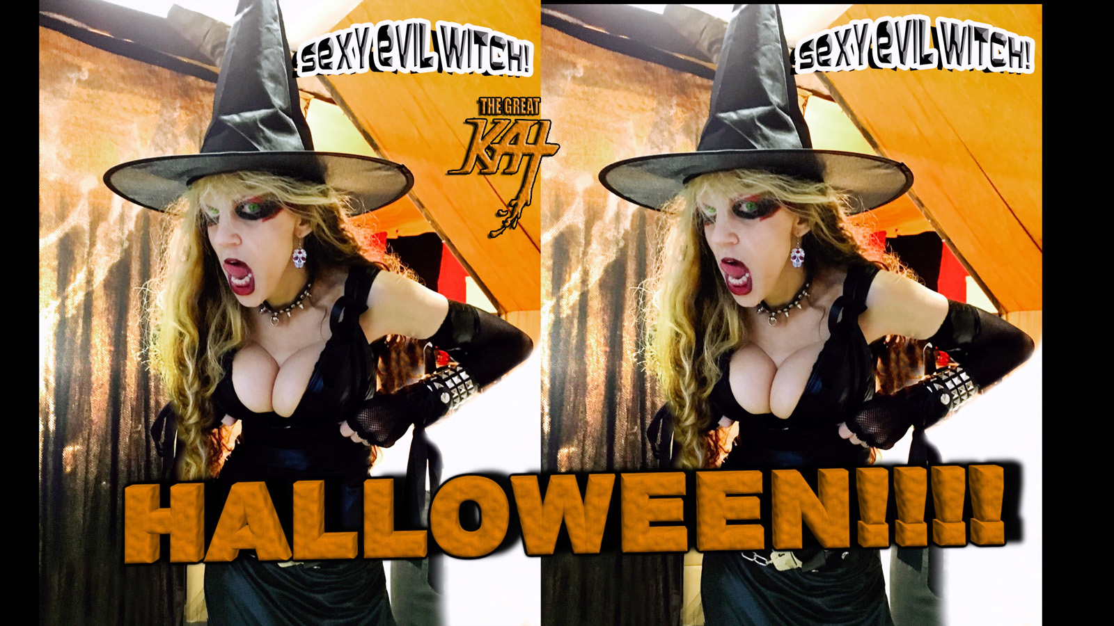 THE GREAT KAT'S "TOP 20 HOT SHRED HOLIDAYS!" "HALLOWEEN!" From The Great Kat's NEW DVD!!!!