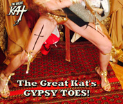 The Great Kat's GYPSY TOES! From The Great Kat's LISZT'S "HUNGARIAN RHAPSODY #2" MUSIC VIDEO!!!!