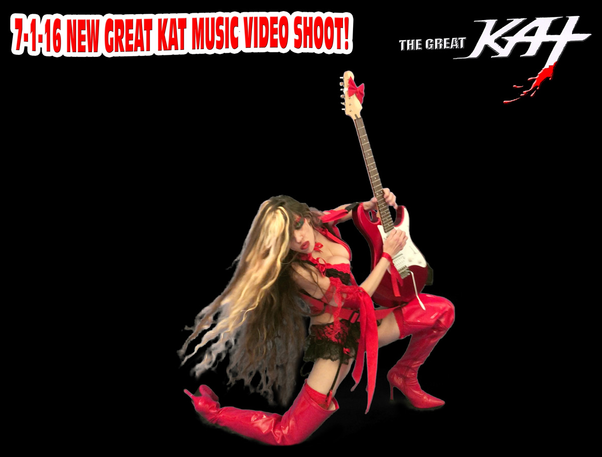 7-1-16: JUST FINISHED FILMING DAY 1 of SOLO GUITARS/VIOLINS for NEW LISZT'S "HUNGARIAN RHAPSODY #2" GREAT KAT MUSIC VIDEO!!! SNEAK PEEK from NEW DVD