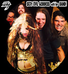 SEXY EVIL GODDESS with her BAND at LISZT'S "HUNGARIAN RHAPSODY #2" MUSIC VIDEO SHOOT! !! Sneak Peek from New DVD!