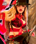 GYPSY GUITAR SHREDDER! From The Great Kat's LISZT'S "HUNGARIAN RHAPSODY #2" MUSIC VIDEO!!!!