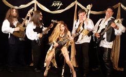THE GREAT KAT CLASSICAL GODDESS SHREDS with her HUNK BAND!  From The Great Kat's LISZT'S "HUNGARIAN RHAPSODY #2" MUSIC VIDEO!!!!