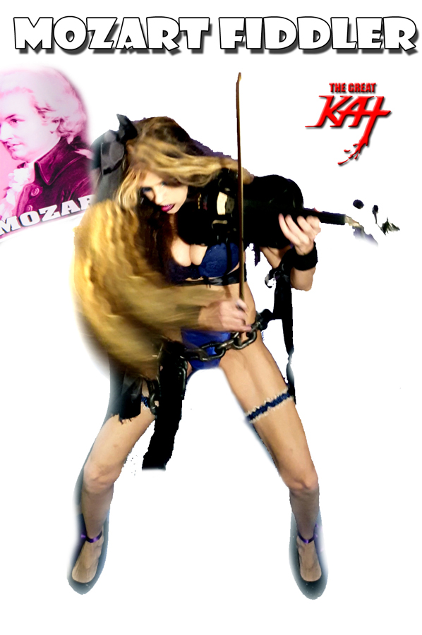 MOZART FIDDLER!  MOZART'S THE MARRIAGE OF FIGARO OVERTURE by THE GREAT KAT!