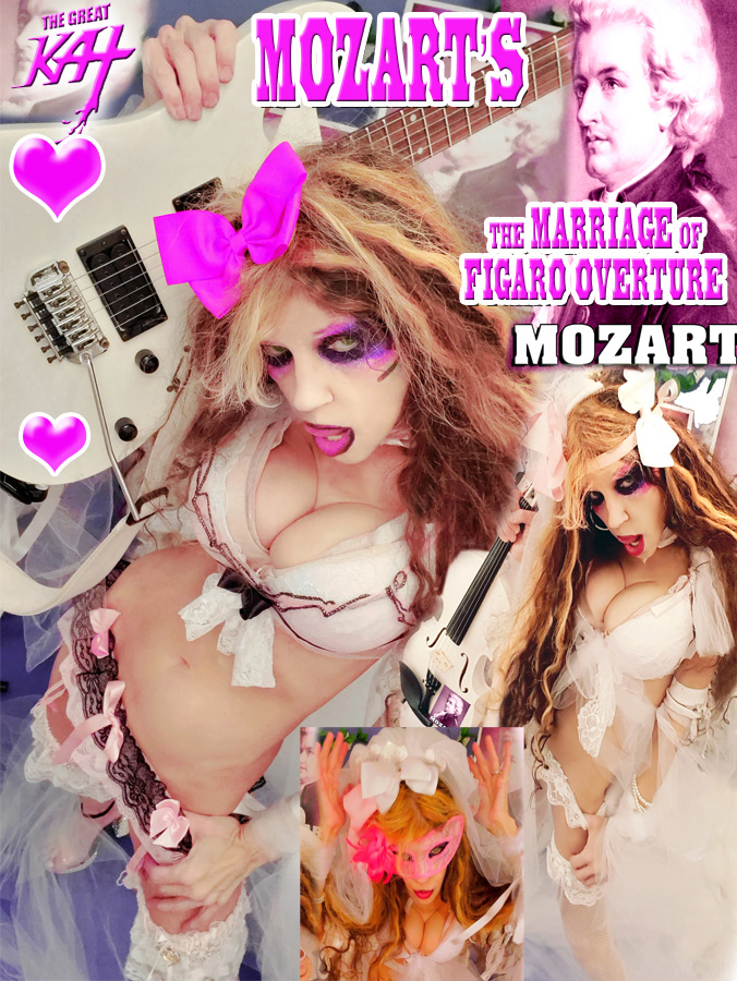 GUITAR/VIOLIN DOUBLE VIRTUOSO! MOZART'S THE MARRIAGE OF FIGARO OVERTURE by THE GREAT KAT!