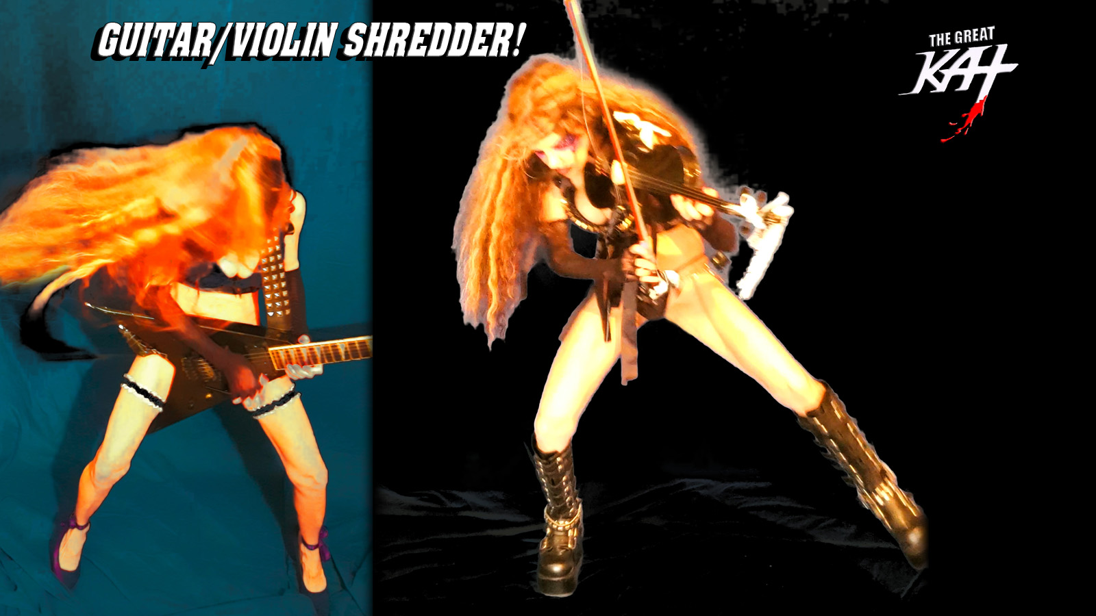 GUITAR/VIOLIN SHREDDER! MOZART'S THE MARRIAGE OF FIGARO OVERTURE by THE GREAT KAT!