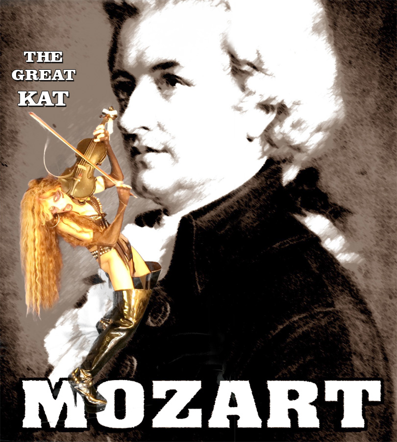MOZART! THE GREAT KAT! MOZART'S THE MARRIAGE OF FIGARO OVERTURE by THE GREAT KAT!