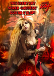 The Great Kat's SHRED GODDESS' GUITAR STRAP! KITTY KAT SHREDS in NYC! SNEAK PEAK FROM NEW DVD!