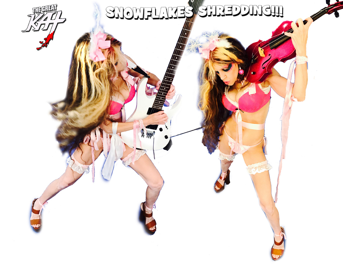 SNOWFLAKES SHREDDING!!! Sneak Peek from New Great Kat DVD!