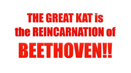 THE GREAT KAT is the REINCARNATION of BEETHOVEN!