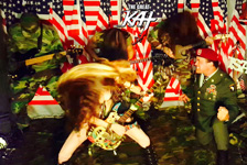 SHRED WARRIOR THE GREAT KAT! NEW "TERROR" Music Video with ALL-MALE HUNK ARMY BAND! VICIOUS! INSANE! HOT!!