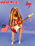 GREAT KAT LOVES U.S.A.! From The Great Kat's "TERROR" MUSIC VIDEO!