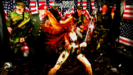 THE GREAT KAT LEADS HER ALL-MALE ARMY BAND INTO WAR! From The Great Kat's "TERROR" MUSIC VIDEO!!