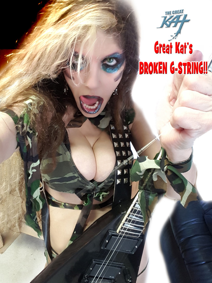 Great Kat's BROKEN G-STRING! SNEAK PEEK FROM NEW DVD!!!