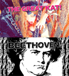 NEW BEETHOVEN RECORDING AND MUSIC VIDEO! CELEBRATE BEETHOVEN'S 250TH BIRTHDAY-DEC 16, 2020-with THE GREAT KAT REINCARNATION of BEETHOVEN! 