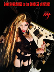 BOW! 4 TIMES to the GODDESS of METAL! NEW GREAT KAT CD PHOTO!