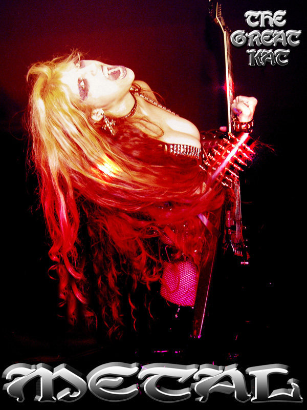 "GUITARRA DE A a Z" Names The Great Kat "THE GREATEST OF ALL TIME - HEAVY METAL / METAL. KATHERINE "THE GREAT KAT" THOMAS"