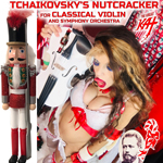 NEW! TCHAIKOVSKY'S "NUTCRACKER for GUITAR, VIOLIN AND SYMPHONY ORCHESTRA" METAL AND CLASSICAL DIGITAL, CD, MUSIC VIDEO by THE GREAT KAT GUITAR/VIOLIN GODDESS! NEW! "TCHAIKOVSKY, MENDELSSOHN, SHREDADEUS, SHREDTHOVEN" 7-SONG CD by THE GREAT KAT! 