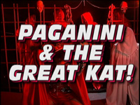 THE GREAT KAT TV COMMERCIAL for PAGANINI'S "CAPRICE #24" on "BEETHOVEN'S GUITAR SHRED" DVD - PAGANINI & THE GREAT KAT - HISTORY'S ONLY DOUBLE GUITAR/VIOLIN VIRTUOSOS!