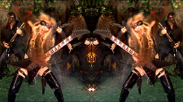 MUSIC VIDEO PHOTOS of THE GREAT KAT'S ROSSINI'S "WILLIAM TELL OVERTURE"!