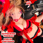"KATHERINE THOMAS VIOLIN VIRTUOSO"! NEW CLASSICAL 8-SONG VIOLIN ALBUM CD (10 min) BY THE GREAT KAT IS OUT! Juilliard graduate violin virtuoso and Carnegie Recital Hall violin soloist Katherine Thomas (aka The Great Kat) presents her Classical program of 8 violin virtuoso pieces (10 min) on the album, KATHERINE THOMAS VIOLIN VIRTUOSO! Listen to stunning new just recorded violin works from Katherines vast violin repertoire performed as a concert violin soloist. Katherine performs the famous Czardas Gypsy Violin, Beethovens technical Violin Concerto, Brindisi Viennese Waltz and more, with a virtuoso finale featuring a traditional Encore that audiences demand from the Classical violin goddess. All pieces are flawlessly played with Classical pizzazz on her rare 1800s German violin -- played at tempos so FAST and FURIOUS it could ONLY be by THE GREAT KAT! Katherine brings back the GOLDEN AGE of ARTISTRY on this BEAUTIFUL CLASSICAL ALBUM!