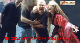 FILM WRAP PARTY for THE GREAT KAT, VIDEO DIRECTOR & KAT SLAVES at "CASTRATION" Music Video Filming!