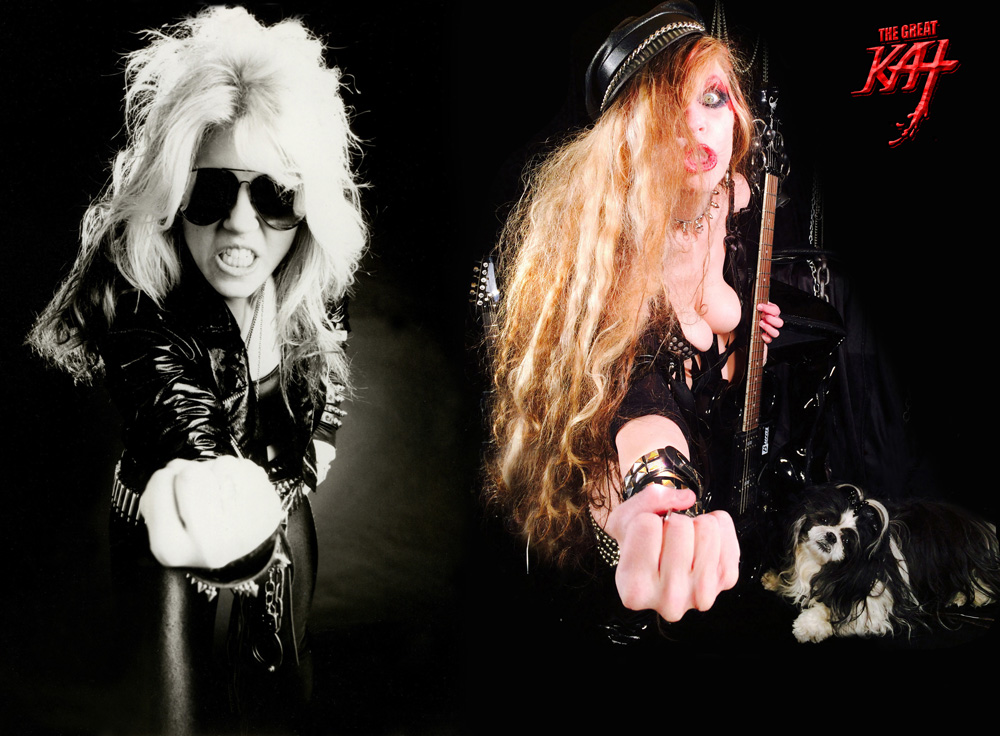 TIME WARP!! "WORSHIP ME OR DIE!" ERA & TODAY (4/7/15): THE GREAT KAT DEMANDS ON YOUR KNEES!