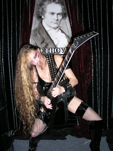 SKYLIGHT WEBZINE'S INTERVIEW WITH THE GREAT KAT! "The metal dominatrix that is into classical music, speed metal and S/M sex video scenes." - Billy Yfantis, Skylight Webzine
