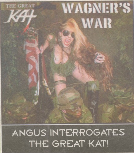 The Great Kat Interview "SERENDIPITY AND THE GREAT KAT" in Angus Magazine