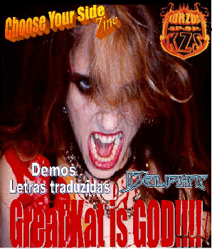 The Great Kat in Choose Your Side Zine