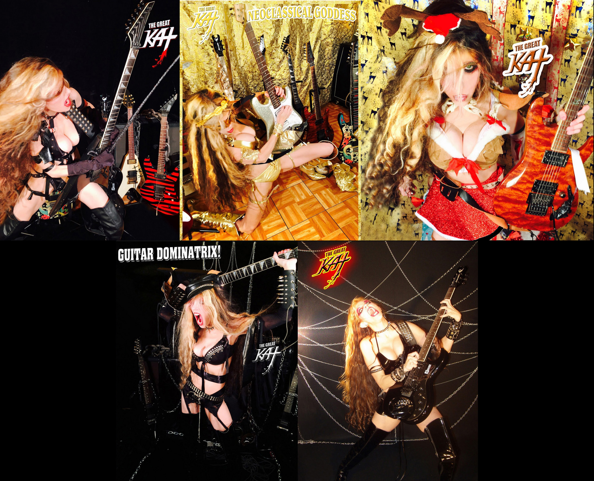 NEW! CRY OF THE WOLF METAL BLOG'S INTERVIEW WITH THE GREAT KAT! "The Great Kat Interview!!!!!!!!!!!" "She is A sonic, sorceress of the shred guitar. A universally acclaimed leader in over the top superior guitar genius. She is loud, she is proud, she is ...THE GREAT KAT!!!!! Hail to the Great Kat." - by Bryan Martin, Cry Of The Wolf Metal Blog