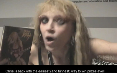 IGN FEATURES THE GREAT KAT'S "BEETHOVEN SHREDS" CD ON IGN'S "FREE SH*T" THE ONLINE GAME SHOW WITHOUT A GAME! WIN "BEETHOVEN SHREDS" CD! "The Great Kat presents 'Beethoven Shreds'. This is definitely my favorite classical speed metal record of the year. You can win this." By Chris Carle, IGN 