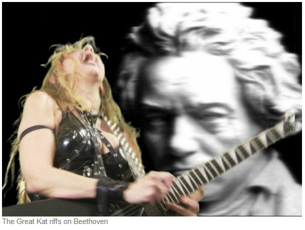 WQXR CLASSICAL RADIO FEATURES THE GREAT KAT IN "HOW BEETHOVEN BECAME AN AMERICAN ICON"! "Ludwig Through the Lens of Filmmakers, Activists, Rockers and Rappers. The Great Kat riffs on Beethoven." - By Brian Wise, WQXR Classical Radio