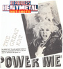 HIT PARADER MAGAZINE'S "HEAVY METAL HOT SHOTS" FEATURES THE GREAT KAT in "POWER METAL"! "THE GREAT KAT: This wild guitarist/violinist is looking for bandmembers to torture as she prepares her Beethoven On Speed tour." 
