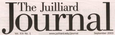 The Great Kat in The Juilliard Journal, Sept. 2003