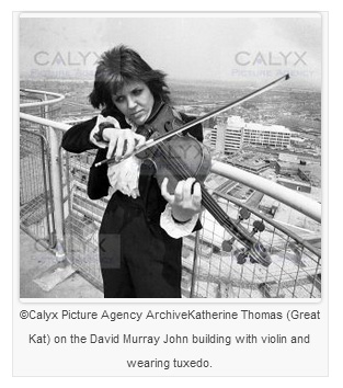 Calyx Picture Agency, Swindon, England Features Katherine Thomas Violin Virtuoso (The Great Kat)! "The Great Kat is from Swindon" Calyx News, Swindon Archive, Swindon News | April 19, 2017 by Richard Wintle"