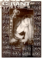 "G-RANT": THE GREAT KAT INTERVIEW in "METAL MANIACS" Magazine!