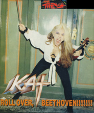 METAL HAMMER'S METAL ATTACK MAGAZINE'S INTERVIEW WITH THE GREAT KAT! "ROLL OVER, BEETHOVEN!!!!!!!!!" THE GREAT KAT SHREDS VIOLIN AT BEETHOVEN-HAUS in BONN, GERMANY!