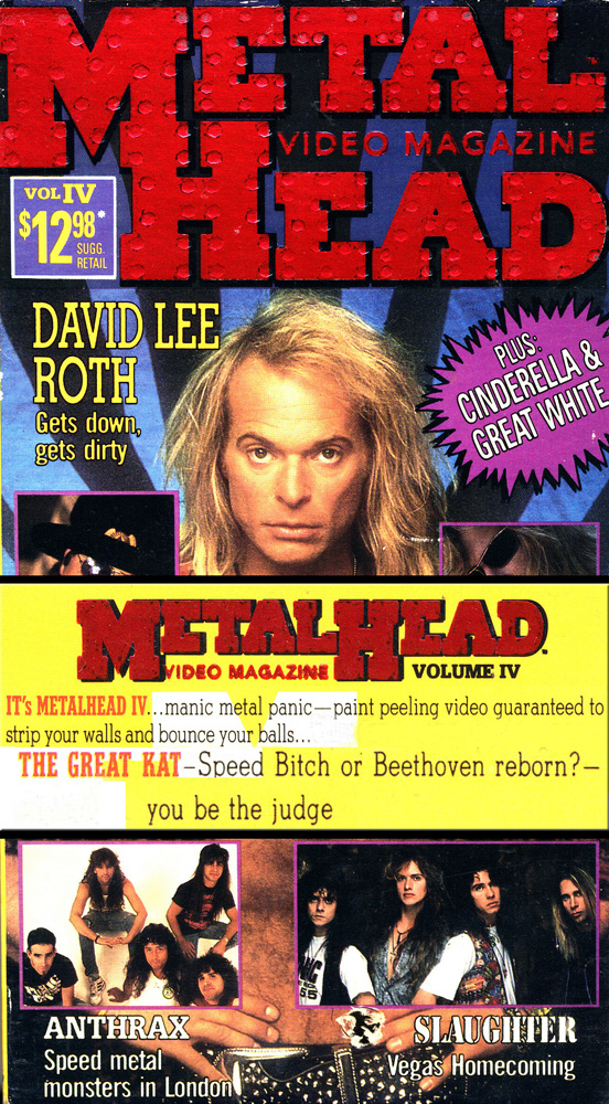 METALHEAD VIDEO MAGAZINE (VOLUME IV) STARRING THE GREAT KAT REINCARNATION OF BEETHOVEN! THE GREAT KAT-Speed Bitch or Beethoven reborn? - you be the judge 