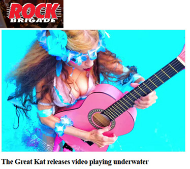 UNDERWATER MERMAID: DVORAKS HUMORESQUE New Music Video by The Great Kat!