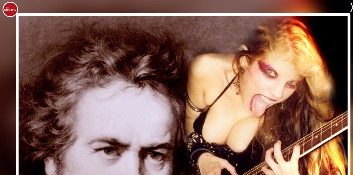 THE CURRENT FEATURES THE GREAT KAT REINCARNATION OF BEETHOVEN!
