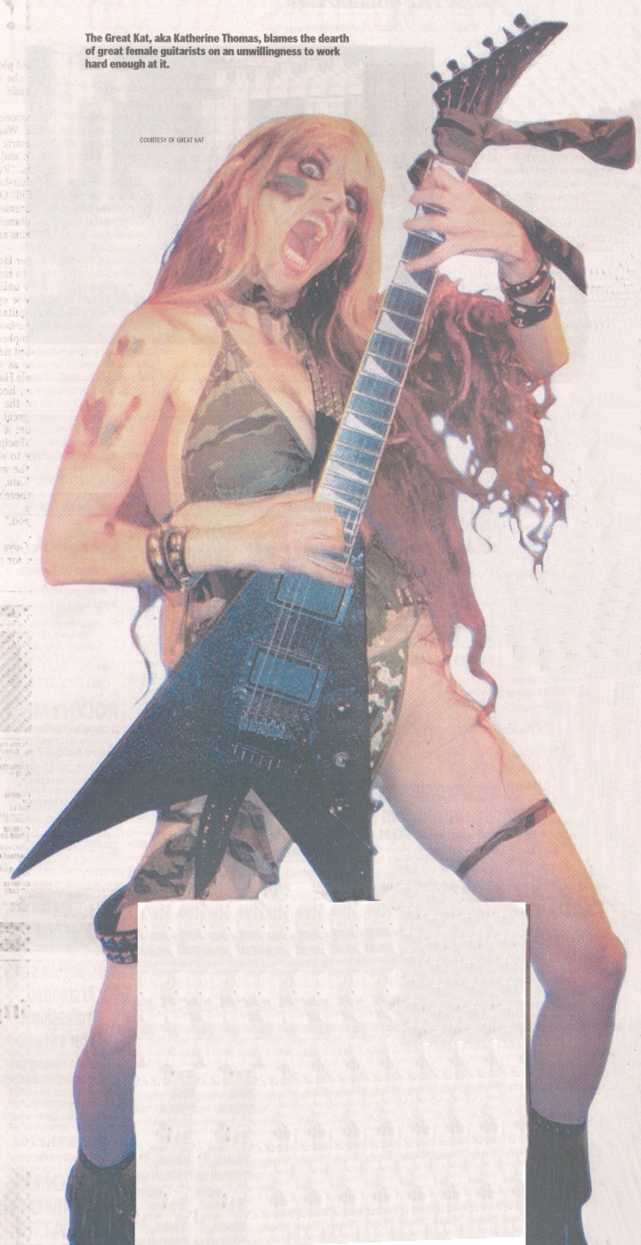 The Great Kat Interview in The Washington Post - "No Girls Allowed?"
