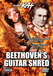 THE GREAT KAT'S "BEETHOVEN's GUITAR SHRED" DVD!