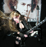 THE METAL PIT NAMES THE GREAT KAT "METAL MAIDEN OF THE MONTH DECEMBER 2012"! "THE METAL PIT features this month as Metal Maiden of the Month the legendary guitar virtuoso THE GREAT KAT!!! Combining classical music and guitar shredding she has inspired many females and males to pick up a guitar." - Blake Mossey, The Metal Pit